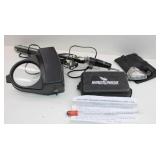 Adjustable Arm Task Light w Magnifier, SHADOWHAWK Adjustable Arm Task Light w Magnifier, SHADOWHAWK