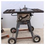 Craftsman 10in Table Saw on Wheels Craftsman 10in Table Saw on Wheels