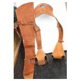 Weaver Lil Dude Leather Stirrups & Scabbard