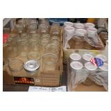 New w/Lids 6 qts Wide, 6 pts Reg Jars Plus New w/Lids 6 qts Wide, 6 pts Reg Jars Plus
