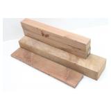 (4) Instrument Grade Hard Wood Boards