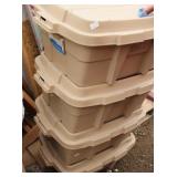 4 Tucker Totes w/Lids 4 Tucker Totes w/Lids