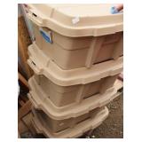 4 Tucker Totes w/Lids