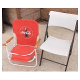 Coca-Cola & Lifetime Folding Chairs