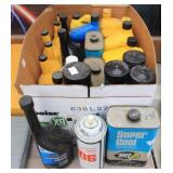 Box of Oil & Misc. Auto Fluid - Penzoil