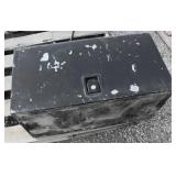 Painted Black Metal Tool Box Painted Black Metal Tool Box