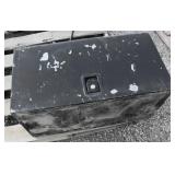 Painted Black Metal Tool Box