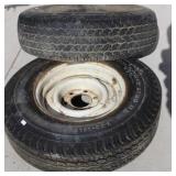 (2) Good Tires -(9.50R16.5 & 7.00-15LT