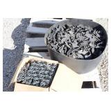 Box of Metal Brackets & Tub Plastic Parts Box of Metal Brackets & Tub Plastic Parts