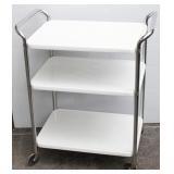 3-Tier Metal Rolling Cart