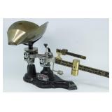 Antique Ohaus Model14 Iron Brass Seed Weight Scale