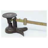 Crows Foot Fairbanks Beam Balance Scale - Brass &