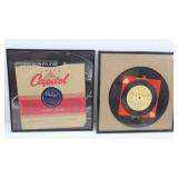 (2) Framed Record s "Music to Shave By" &