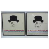 (2) Framed Records " The Chase & Sanborn 102nd