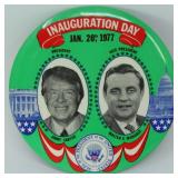 Large Jimmy Carter Inauguration Day Button