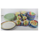 Collection of Salute Ceramics Dishes (35 pieces)