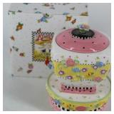 Mary Engelbreit Small Mini Canister "Meadow"