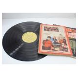 (2) Vintage Radio Magazines & 1 Giant Record