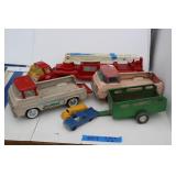 Bargain Lot: Farm Trucks, Metal Cars, Fire Truck