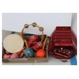 Tambourines, Maracas & Hand Accordion (as is)
