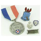 WW2 Army Prepare Combat Pin, Air Force Pin, Navy