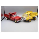 (2) Vintage Tonka Toy Dump Trucks