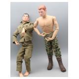 (2) GI Joe Dolls 1964 Hasbro