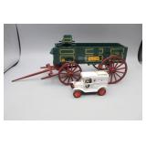 John Deere Metal  Toy Wagon plus