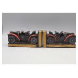 Antique Car Ceramic Bookends