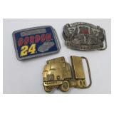 3 Belt Buckles Gordon 24 plus