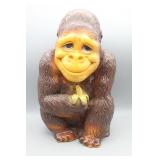Large Vintage Gorilla Piggy Bank