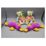 Group of 4 TY Beanie Babies