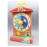 Fisher Price Music Box Teaching Clock 998