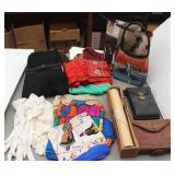 Bargain Lot: Purses, Vintage Scarves, Piano Roll