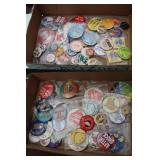 Collection of Slogan Buttons & Pins