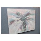 Large Lee Reynolds Textured Palm Tree Painting