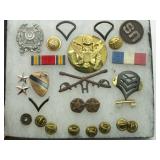 Vintage Military Pins & Awards