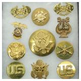 US Army Brass Military Pins & Insignia