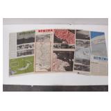 Vintage 1943 Newsmap Posters