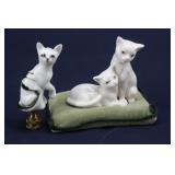 Lenwile China Ardalt Japan Verithin Cat figurines