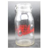 Challenge One-Gallon Liquid Glass Milk Bottle w/