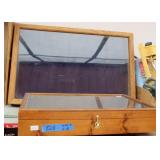 Two Glass Top Showcases