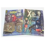 Gold Key Twilight Zone & "X" Comic Books