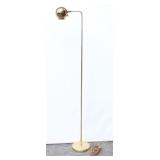 Short Mid-Century Brass Floor Lamp