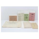 Bureau of Mines First Aid Certificate 1929...