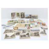 Collection of Antique Post Cards, Paris,
