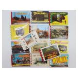 (14) Colorful Mini Spiral Postcard Booklets