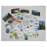 Large Collection of Idaho Buttons/Pins