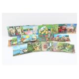 Unique Toppan 3-D Vinyl Postcards