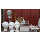 Styrofoam Heads, Displays & Yard Sticks